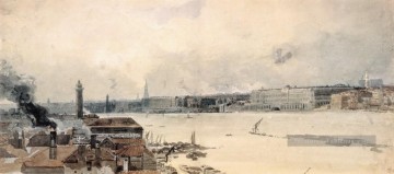 Thomas Girtin œuvres - Tham aquarelle peintre paysages Thomas Girtin